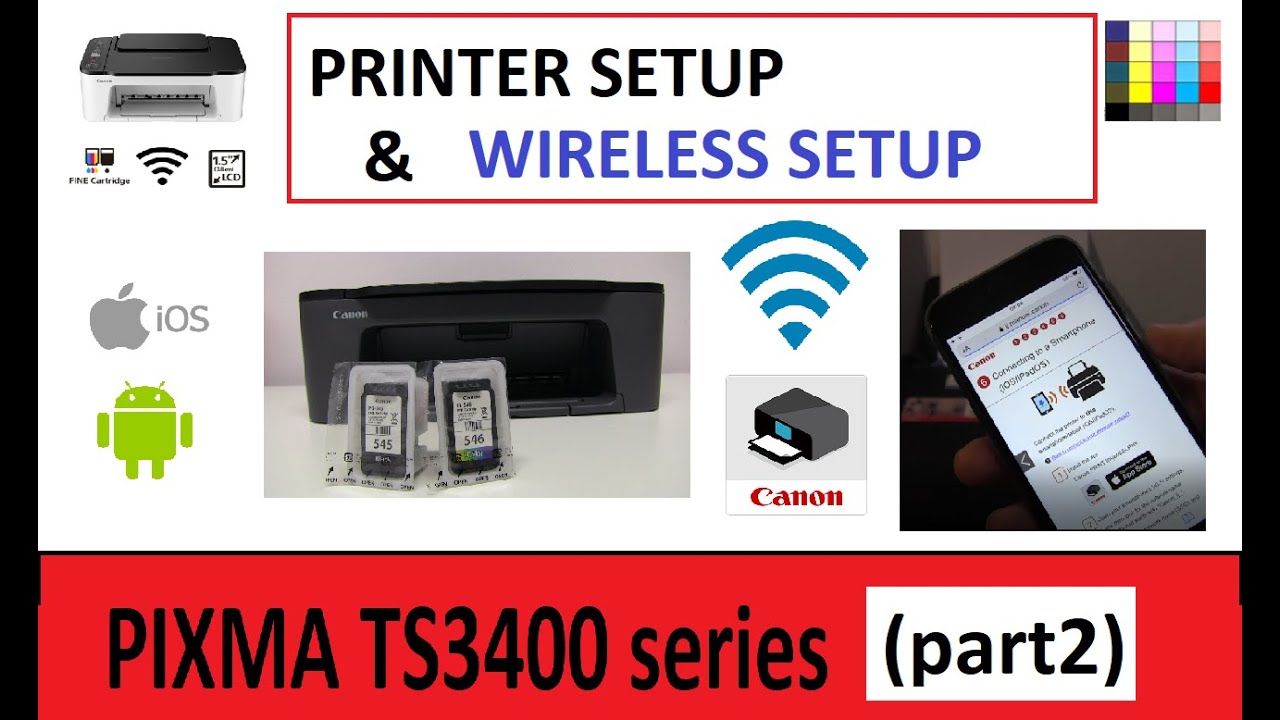 Canon ts3420 wifi setup