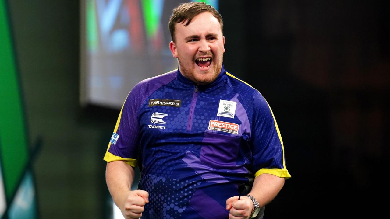 Luke Littler hits PDC World Championship record set average of 149